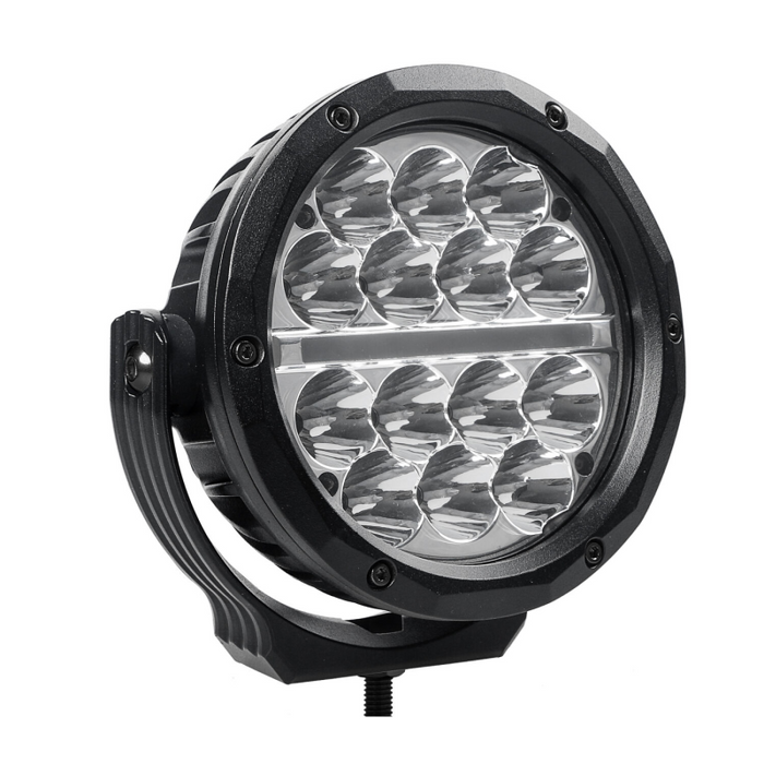 Go Rhino Bright Series Round 6" LED Driving Light W/Daytime Running Light Model 750700623DRS