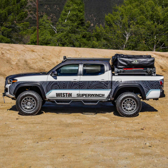 Westin Mesa Roof Rack Textured Black Aluminum Model 15-00045