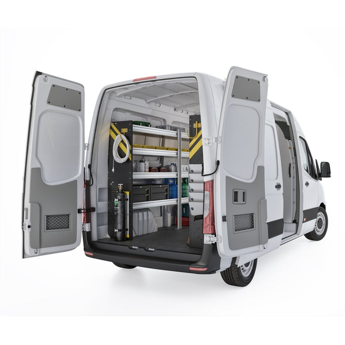 Ranger Design HVAC Van Shelving Package for Mercedes Sprinter High Roof 144" Wheelbase Model DHS-12
