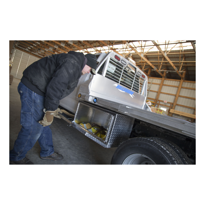 UWS Bright Aluminum 36" Single-Door Underbody Tool Box Model TBUB-36