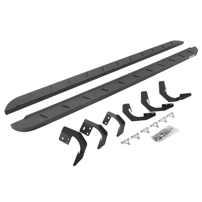 Go Rhino RB10 Slim Line Running Boards with Mounting Brackets Kit Model 63430687ST