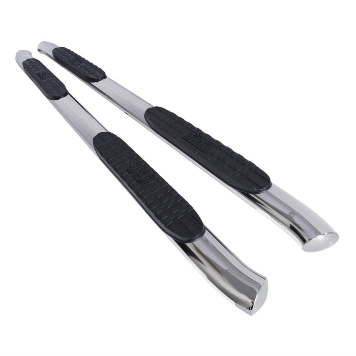 Westin PRO TRAXX 4 Oval Step Nerf Bars Polished Stainless Steel For Double Cab Model 21-22770