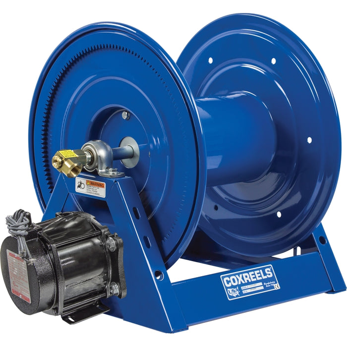 Coxreels 1125 Series 24V DC 1/2 HP Explosion-Proof Motorized Hose Reel 1 in. x 75 ft. - No Hose 3000 PSI Model 1125-6-75-EB