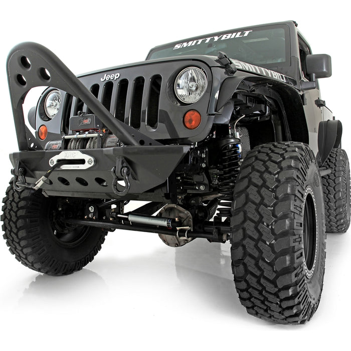 Smittybilt SRC Front Stinger Bumper – Textured Black (07-18 JK/JKU) Model 76524