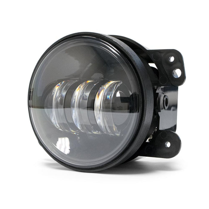 DV8 Offroad 2007-2018 Jeep Wrangler JK JKU 4-inch Round Fog Lights Model R4FL16W3W