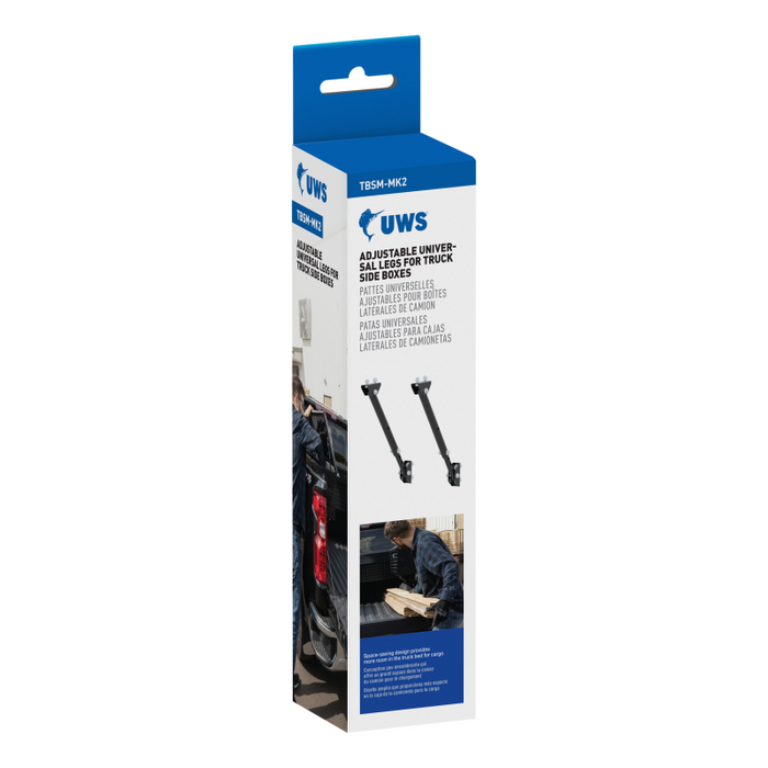 UWS Space-Saving Adjustable Universal Legs for Truck Side Boxes Model TBSM-MK2