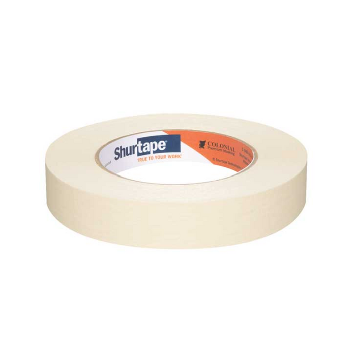 Shurtape Technologies LLC Shurtape Colonial Premium Grade, High Adhesion Masking Tape-Beige-6.4 Mils 1-7/8 In X 60 yds QTY of 36 Model 100743