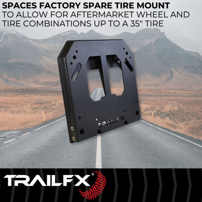 TrailFX Spare Tire Carrier Direct Mount Model BR009T