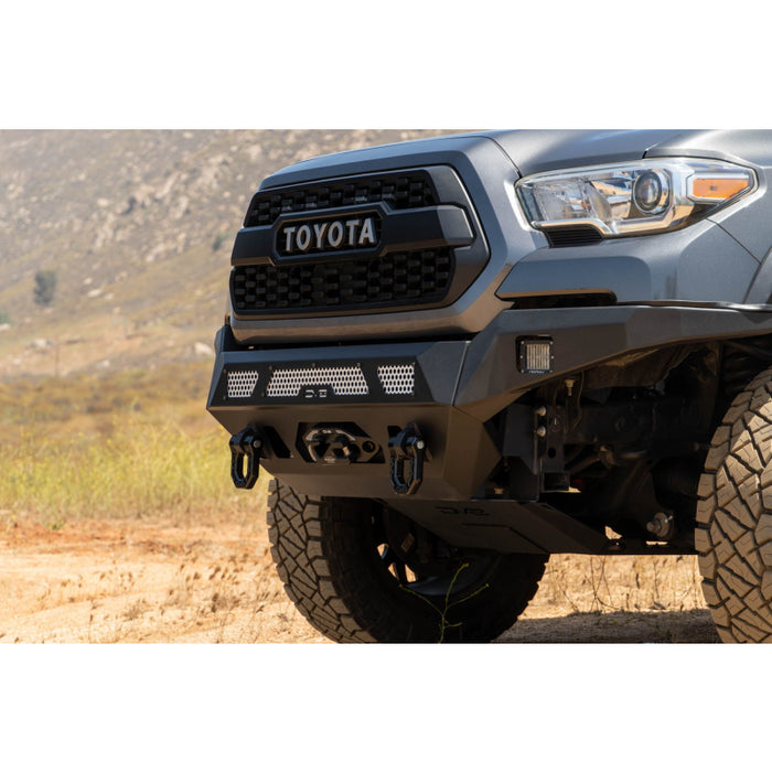 DV8 Offroad 2016-2023 Toyota Tacoma Mto Series Winch Front Bumper Model FBTT1-07