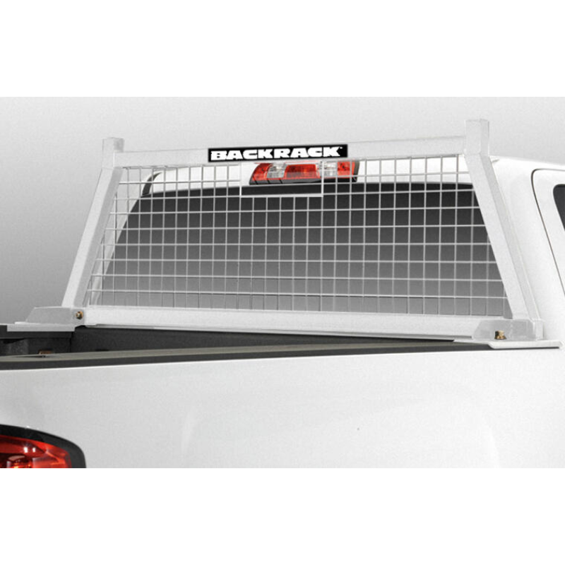 BACKRACK SAFETY RACK; White; Silverado/Sierra/F150/Tundra/Titan XD Mod ...