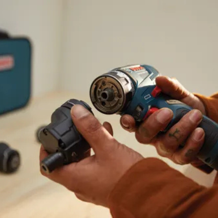 Bosch 12V Max Drill Driver With 5-In-1 Brushless Flexiclick System With (2) 2.0 Ah Batteries Model GSR12V-300FCB22