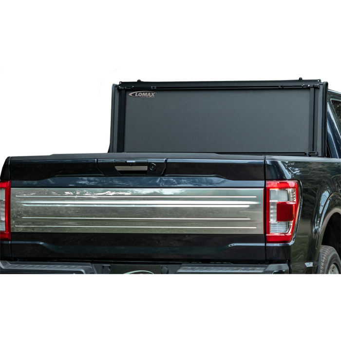 Access LOMAX™ Stance™ Hard Tri-Fold Cover Carbon Fiber Finish Single Rail Model G5020019