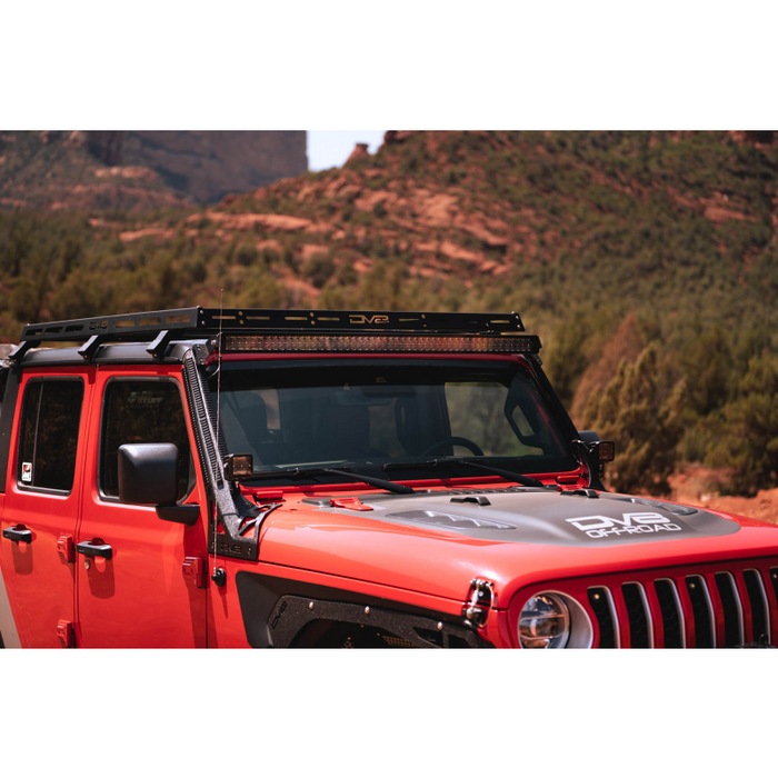 DV8 Offroad 2018-2026 Jeep Gladiator JT ,Wrangler JL 2-Doors Roof Rack Model RRJL-02