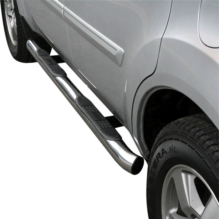 ARIES 3" Round Polished Stainless Side Bars, Select Honda Pilot Model 206008-2