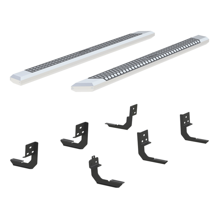 ARIES AdvantEDGE 5-1/2" x 91" Chrome Aluminum Running Boards Model 2555026