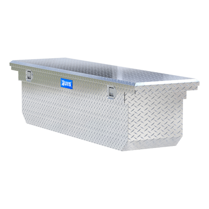 UWS 72" Deep Angled Crossover Truck Tool Box with Low Profile Model TBSD-72-A-LP