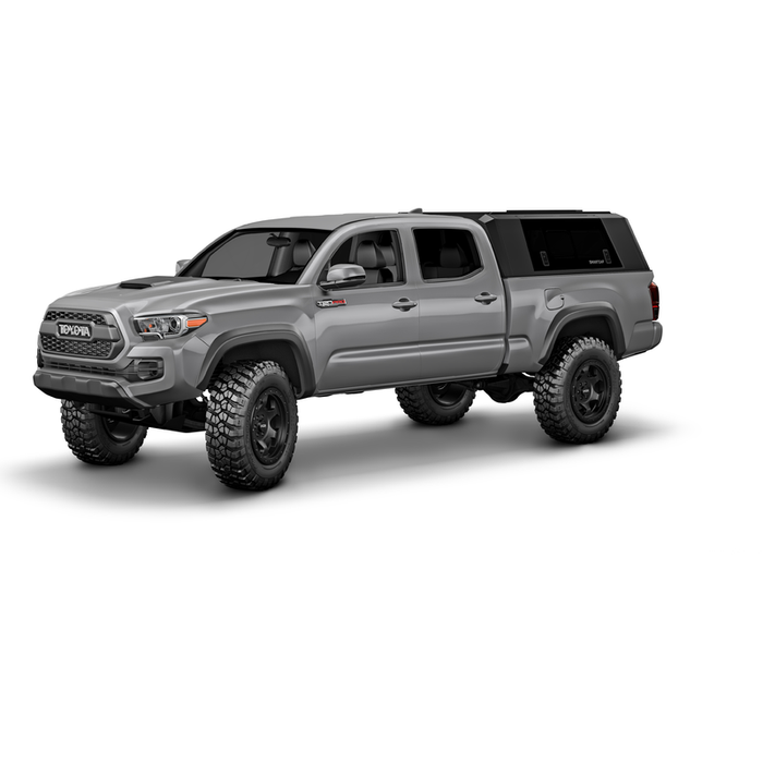 SmartCap Matte Black Truck Bed Cap EVO Sport Series w/ Horizontal Locks Model EV1319-MB