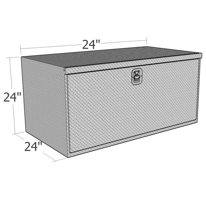 Brute 24" X 24" X 24"L HD Under Body -  Diamond, Drop Down Door Model HUB2424