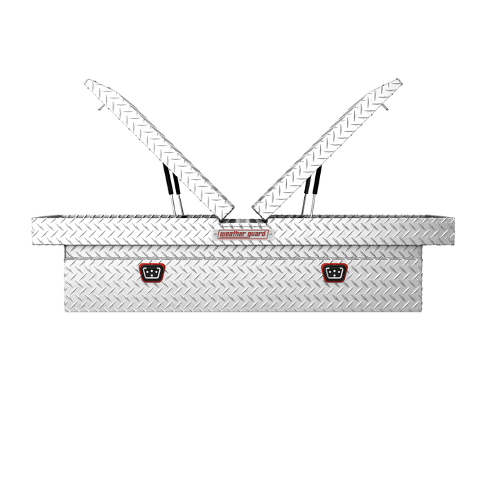Weather Guard Gull Wing Crossover Box Extra Wide Bright Aluminum 72X30X19.2 Model 114-0-04