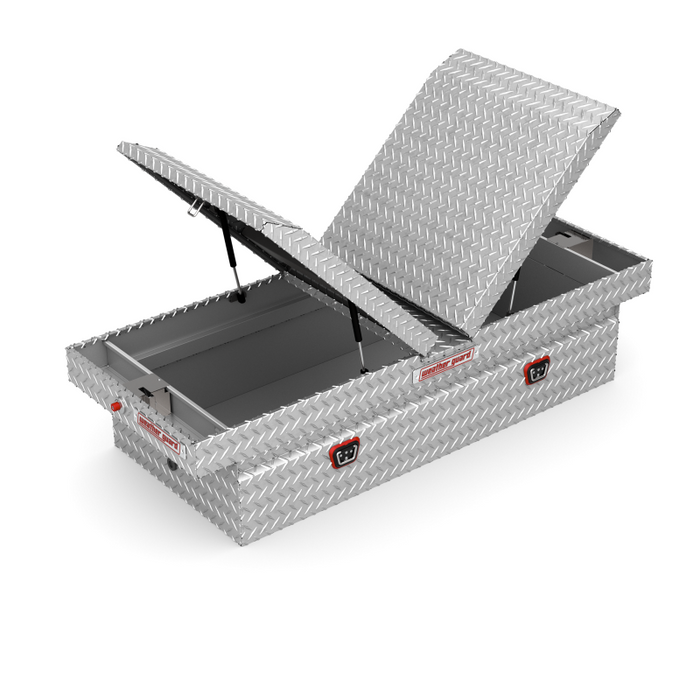 Weather Guard Gull Wing Crossover Box Extra Wide Bright Aluminum 72X30X19.2 Model 114-0-04