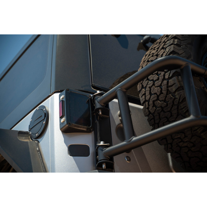 DV8 Offroad 2007-2018 Jeep Wrangler Body Mounted Tire Carrier Model TCJK-14