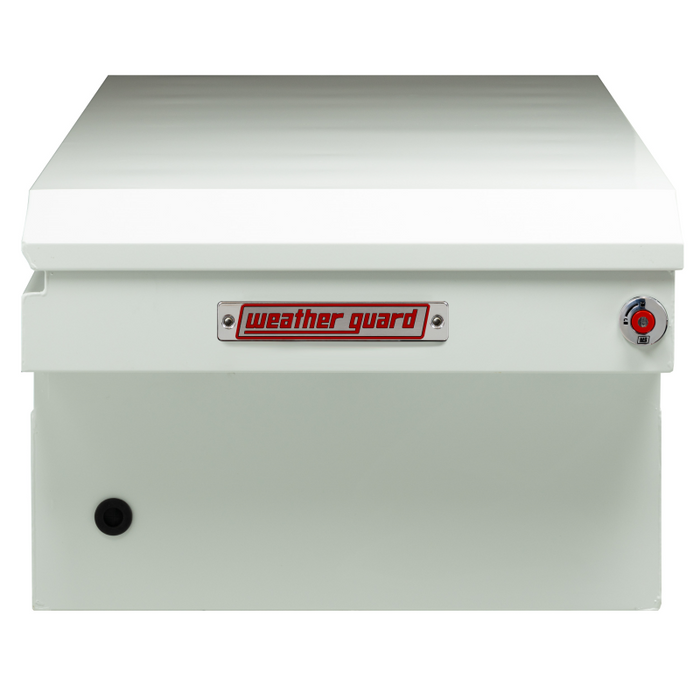 Weather Guard Crossover Tool Box White Steel Full Size Extra Wide Model # 116-3-04