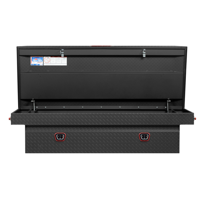 Weather Guard Crossover Tool Box Matte Black Aluminum Extra Wide Model 117-52-04