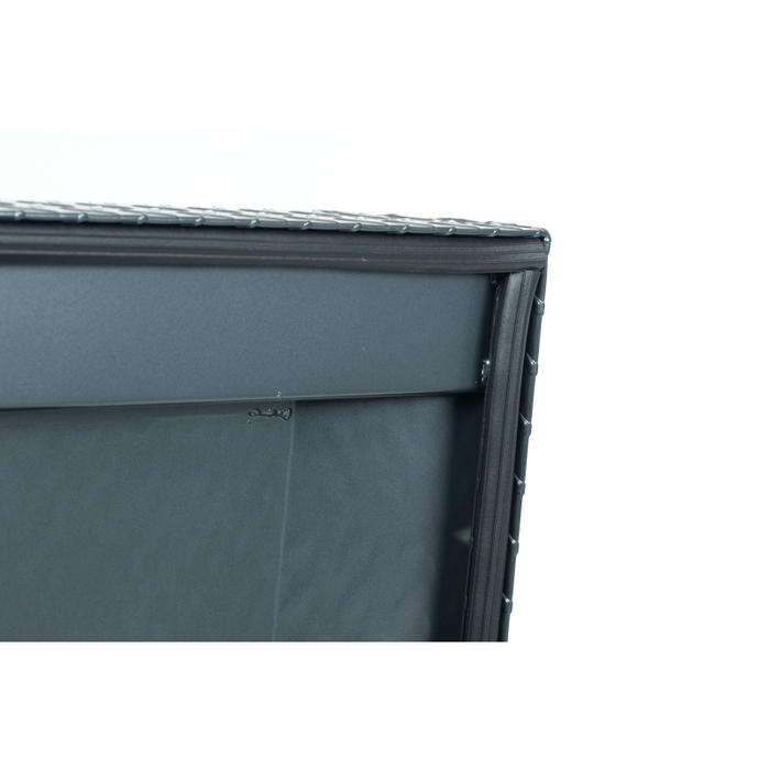 Weather Guard Crossover Tool Box Gray Aluminum Extra Wide Model # 117-6-04