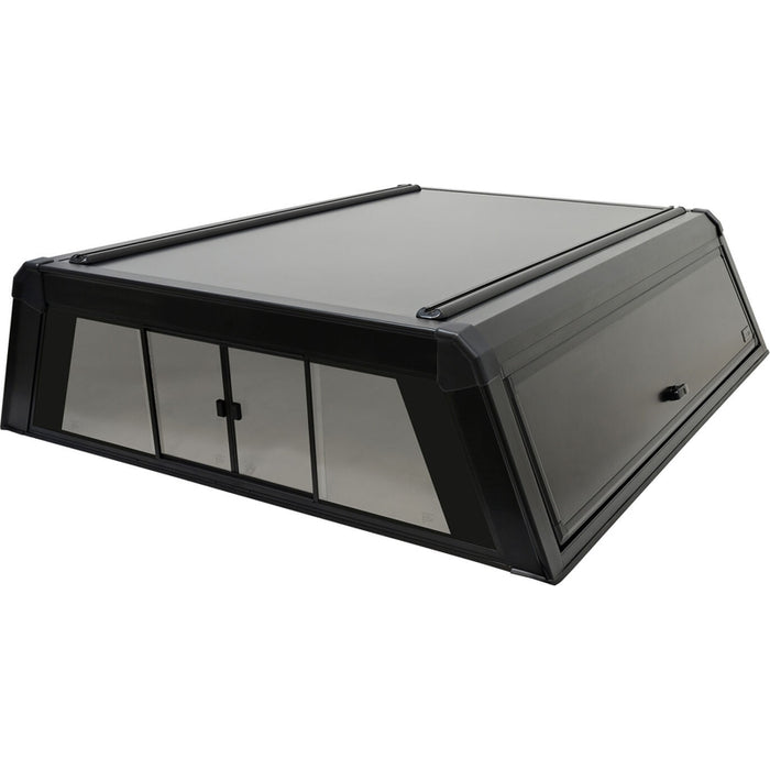 Westin EXP Truck Cap with Sliding Front Glass Matte Black Model 16-12815S