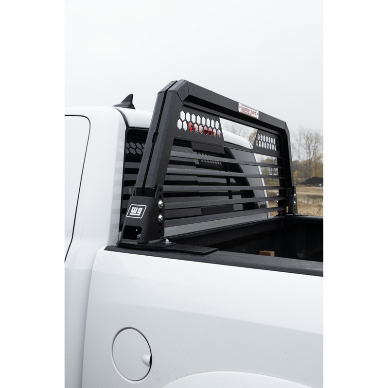 Weather Guard Louvered Headache Rack Black Aluminum Model 11904-52-01 ...