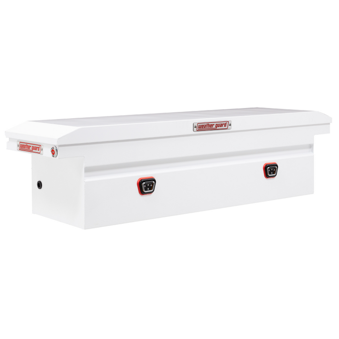 Weather Guard Crossover Tool Box White Steel Full Size Low Profile 