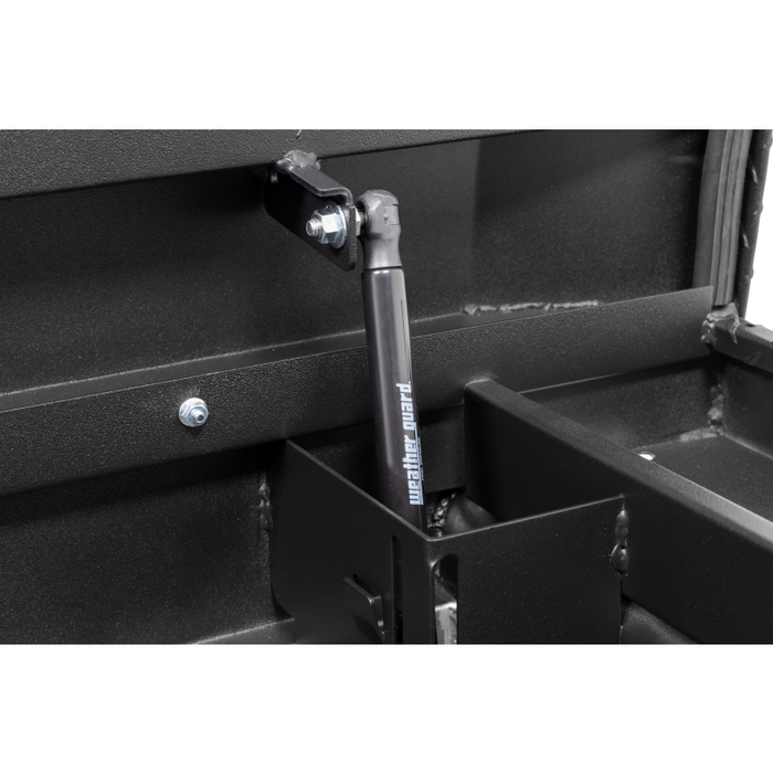 Weather Guard Crossover Tool Box Textured Matte Black Aluminum Full Size Low Profile Model # 121-52-04