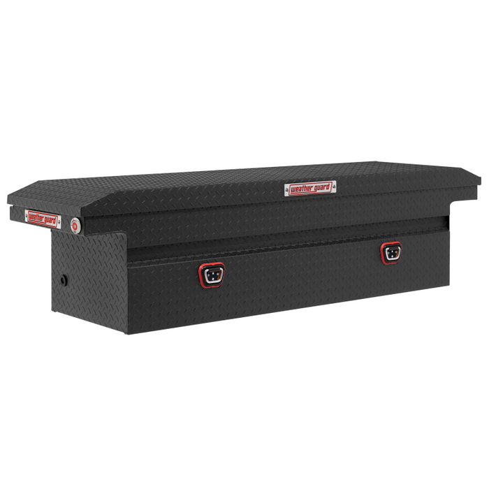 Weather Guard Crossover Tool Box Textured Matte Black Aluminum Full Size Low Profile Model # 121-52-04