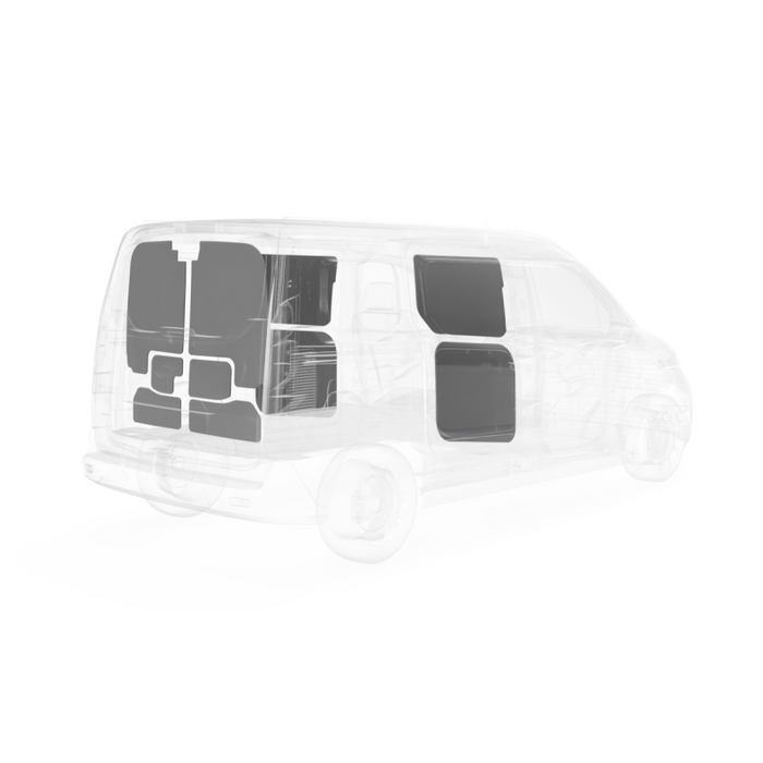 LEGEND DuraTherm Door Liner Ford Transit Connect LWB Cargo Van - Textured Grey Model 723-114-2613