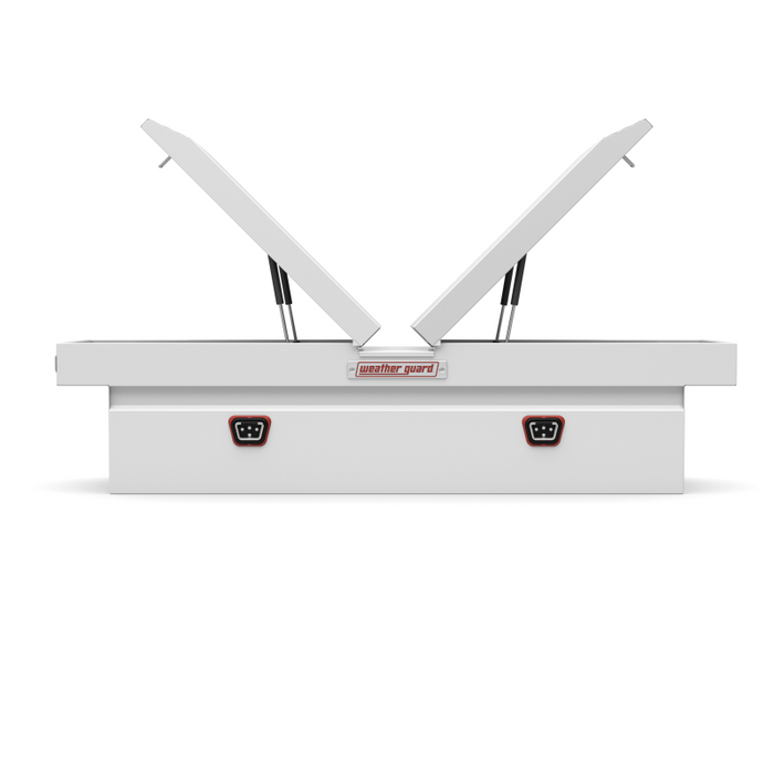 Weather Guard Gull Wing Crossover Box White Steel 72X2.8X19.2 Model 125-3-04
