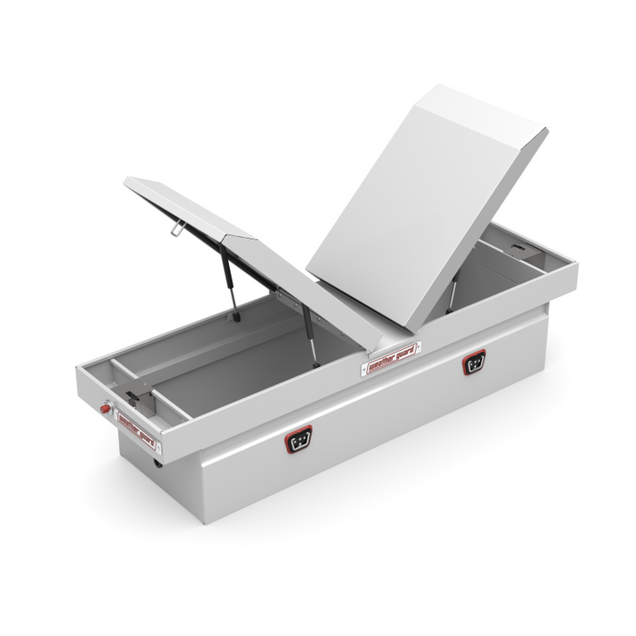 Weather Guard Gull Wing Crossover Box White Steel 72X2.8X19.2 Model 125-3-04