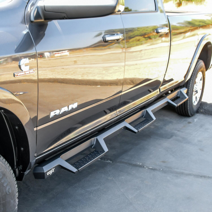 Westin HDX Drop Wheel to Wheel Side Steps Textured Black Steel Model 56-534345