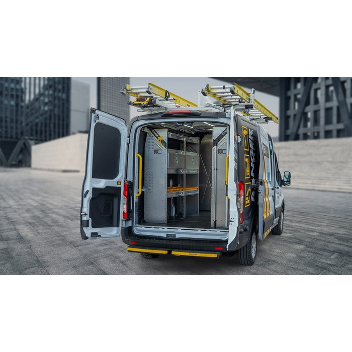 Ranger Design N4 3 Tray Aluminum Van Shelving for Low Roof Vans 16"x48"x44.5"  - 12 Bulk Pack Model N4-RA48-3x12