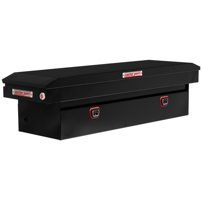 Weather Guard Crossover Tool Box Gloss Black Steel Standard Size Model # 126-5-04