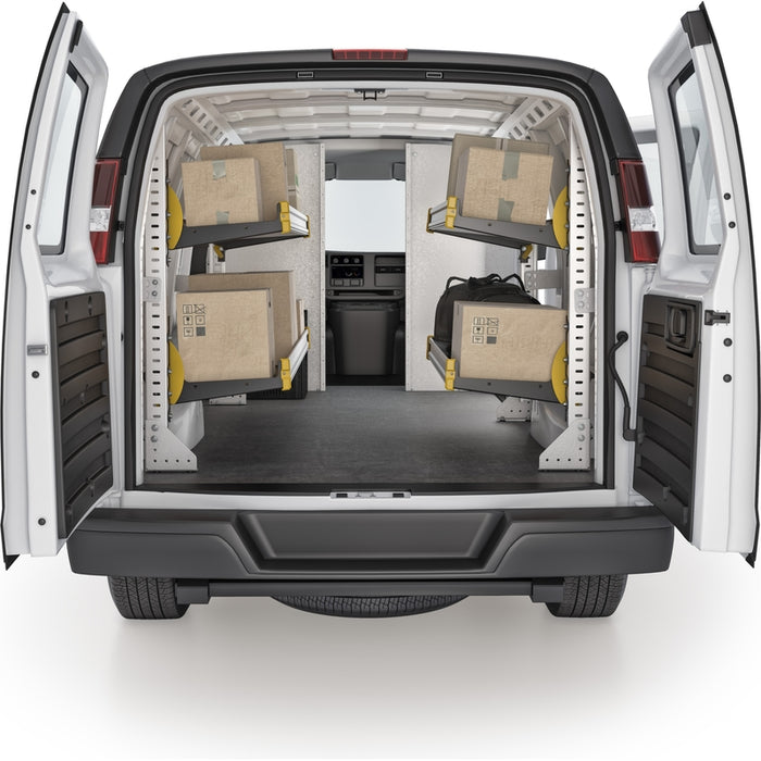 Ranger Design Delivery Van Shelving Package for Chevrolet Express 135" Wheelbase Model GSR-19