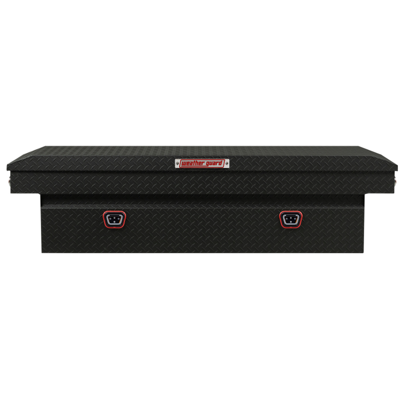 Weather Guard Crossover Tool Box Textured Matte Black Aluminum Full Si ...
