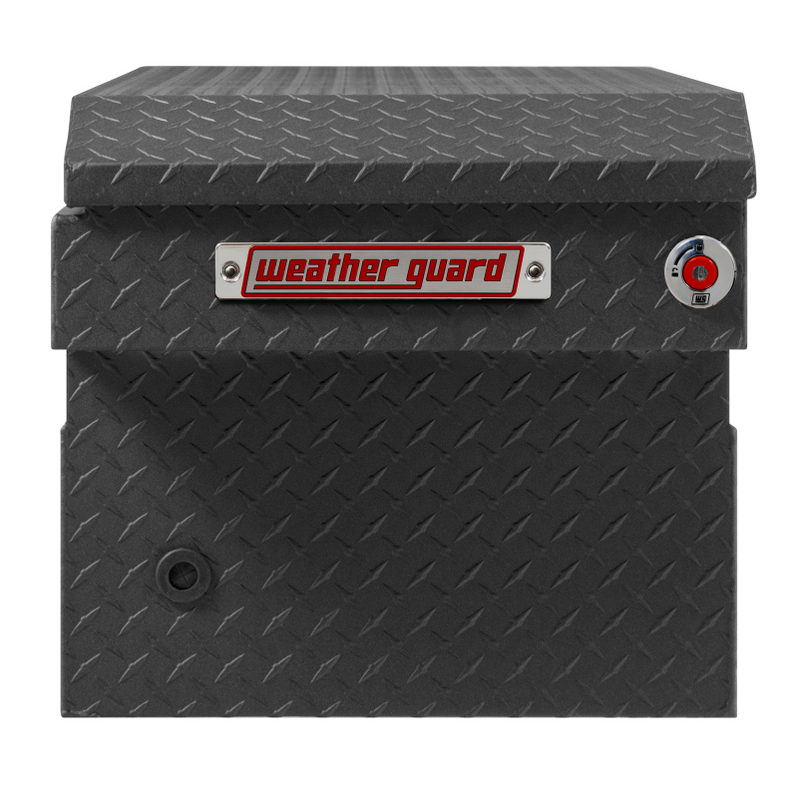 Weather Guard Crossover Tool Box Textured Matte Black Aluminum Full Si ...
