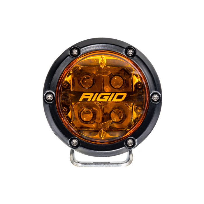 Rigid Industries 360-Series 4 Inch Spot with Amber PRO Lens - Pair Model 36123