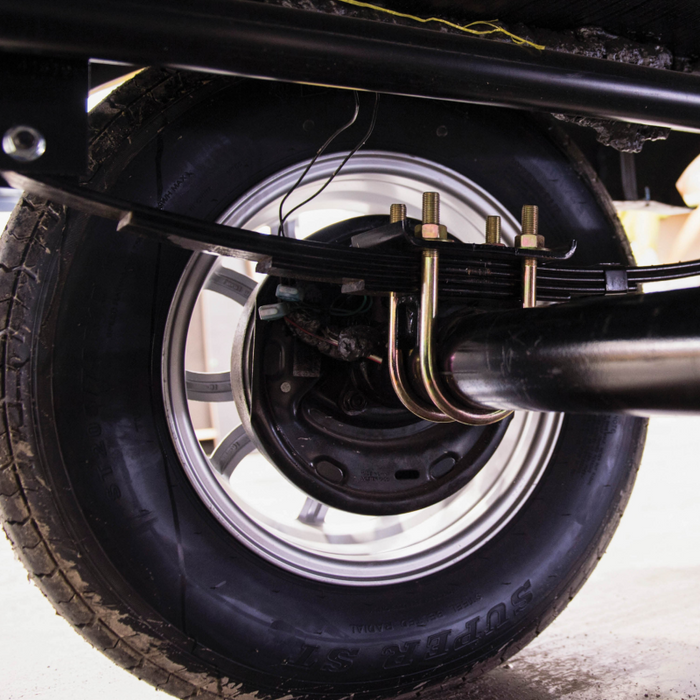 CURT 297427 Trailer Axle U-Bolt Mounting Kit, 3,500-lb. Axles, 2-3/8" Axle Tube, 1/2"-20 Thread Size, 5-1/8" Length Model 297427