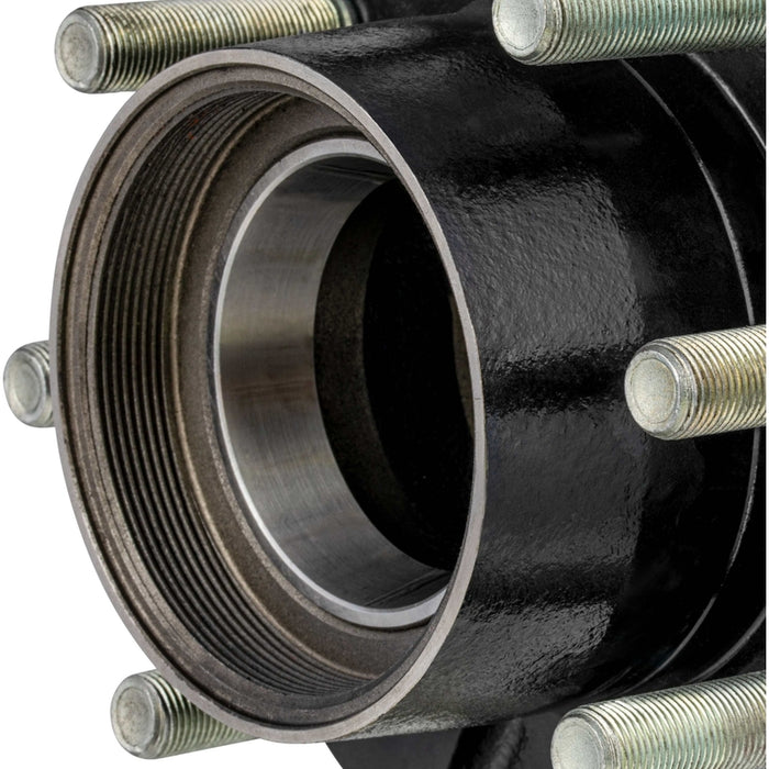CURT Threaded Trailer Idler Hub Assembly - Short, 10,000-lb. 8 on 6-1/2", 16-17-1/2" Wheel Size, 5/8" Studs, Oil Model 791401