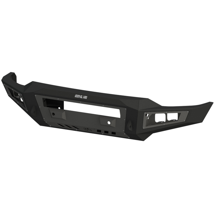 Bodyguard A2L Front Base - Sensor Cutouts Single Light Bar Cutout Bare Metal Model GAC19AYBNN