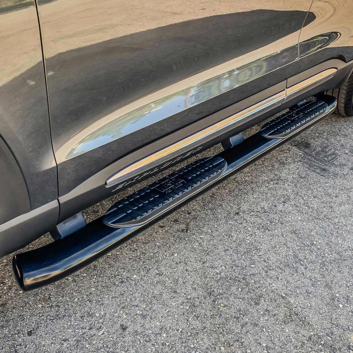 Westin PRO TRAXX 5 Oval Step Nerf Bars Black Steel Model 21-54175