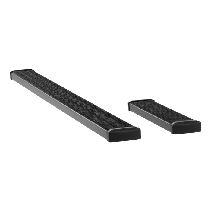 Luverne Grip Step 7" x 36" 110" Black Aluminum Running Boards Select Express Savana Model 415110-401347
