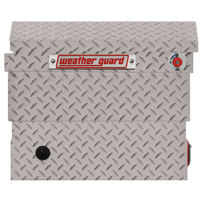 Weather Guard Crossover Tool Box Bright Aluminum Low Profile Midsize  Model # 131-0-04