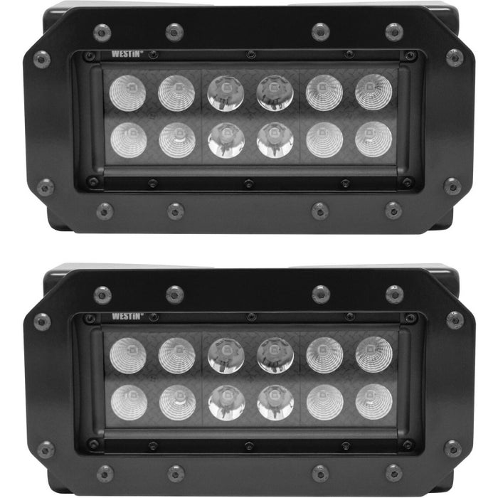 Westin HDX Flush Mount B-FORCE LED Light Kit 6 in. LED Light Bars Model 57-0025